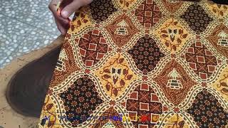 Kain Jarik Batik Selendang Bahan Katun Ukuran Meteran Batik Rok Lilit Batik Celana Outer Batik Prodo Prada Emas Motif Batik Sogan Solo Delimo Delima