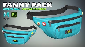 Fanny Pack | Autodesk Maya + Substance 3D Painter