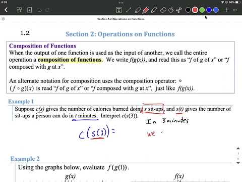 Defining Composition of Functions