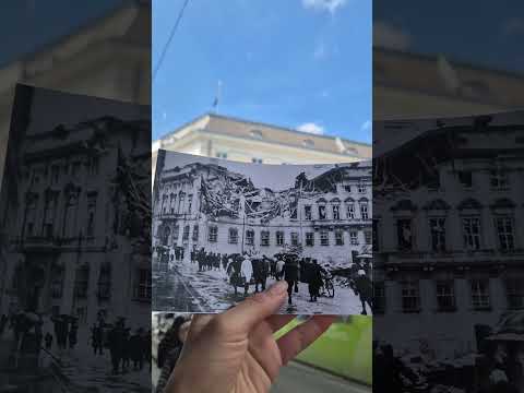 Vienna 1945 - 2026 #worldwarii #History #thenandnow #ViennaStateOpera #Albertina #FederalChancellery