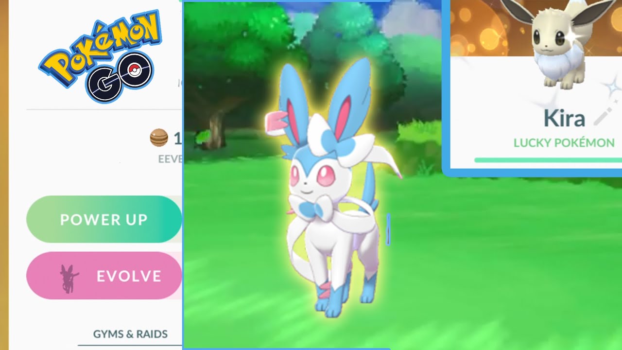 Name Eevee Kira To Evolve To Sylveon Pokemon Go 21 Youtube