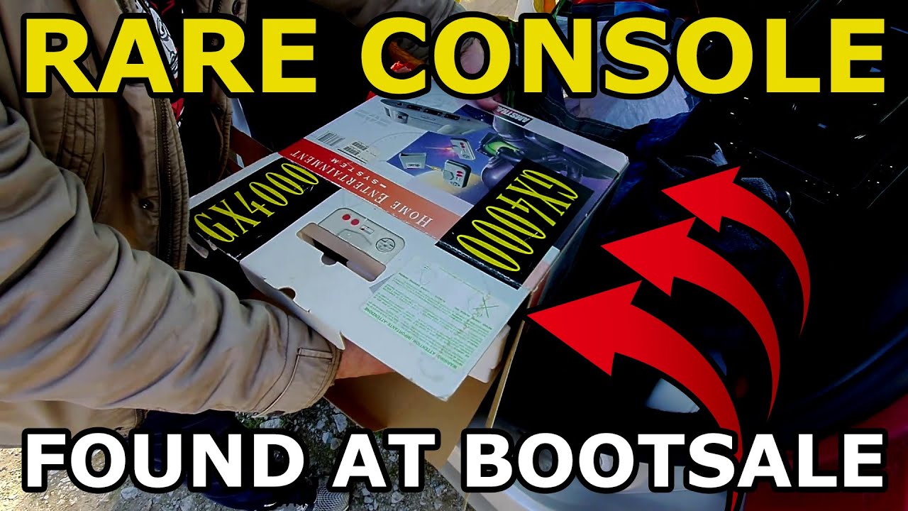 RARE Console Found At Car Boot Sale! - How to collect video games for FREE! Episode #1