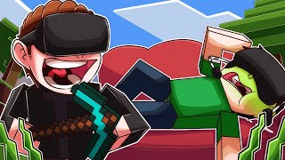 Nogla made me play MINECRAFT VR but he was SICK THE ENTIRE TIME!