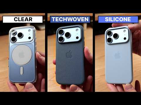 Apple Silicone vs TechWoven vs Clear Case for iPhone 18 Pro | Which is Best?