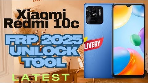 Xiaomi Redmi 10c Frp 2025 latest security edl by unlock tool @Knowledge11651