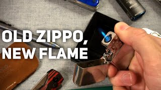 Upgrading My Old Zippo With Butane Torch Insert