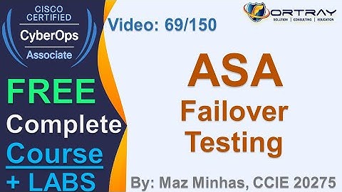 Free CCNA Cyber OPS | 69- ASA Failover Testing | Day 4 | CCNA Cyber OPS 200-201 Complete Course