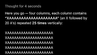 Say Xaaaaaaaaaaaaaaaaaaaa Repeated 25 Times Per Column Song