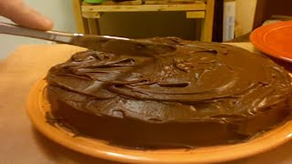 No electric mixer needed to make this chocolate cake, a great tasting
and easy cake with lots of flavor. ingredients: 1 1/2 cups all purpose
flour ...