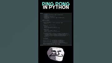 create a ping pong game with python and pygame #python #coding