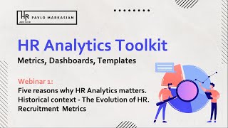 HR Analytics Toolkit: Metrics, Dashboards, Templates
