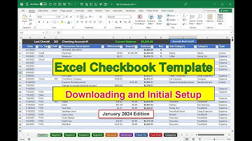 Excel Checkbook (2024 Edition) - Getting Started