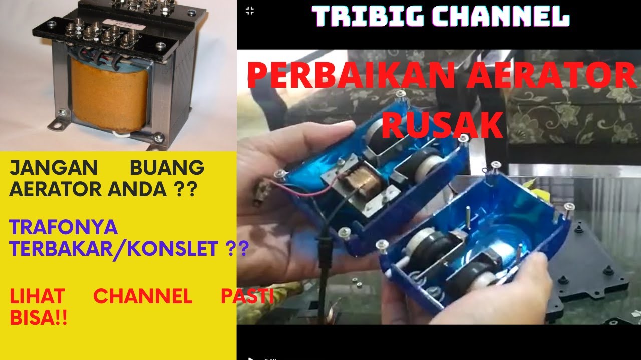 PERBAIKAN AERATOR YANG RUSAK