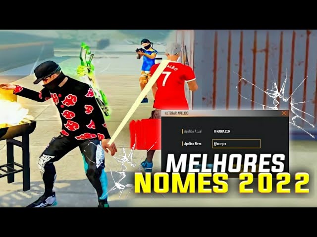 MELHORES NICKS(MASCULINOS)NOMES PARA USAR NO FREE FIRE 2021