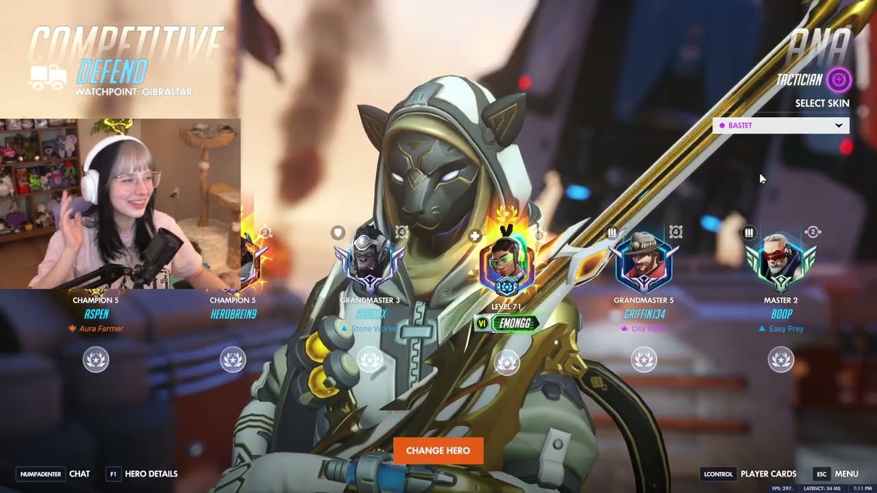 INSANE #1 Ana - ASPEN! Overwatch 2 Season 1 Top 500 Gameplay