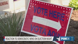 Reaction to Democratic wins on election night