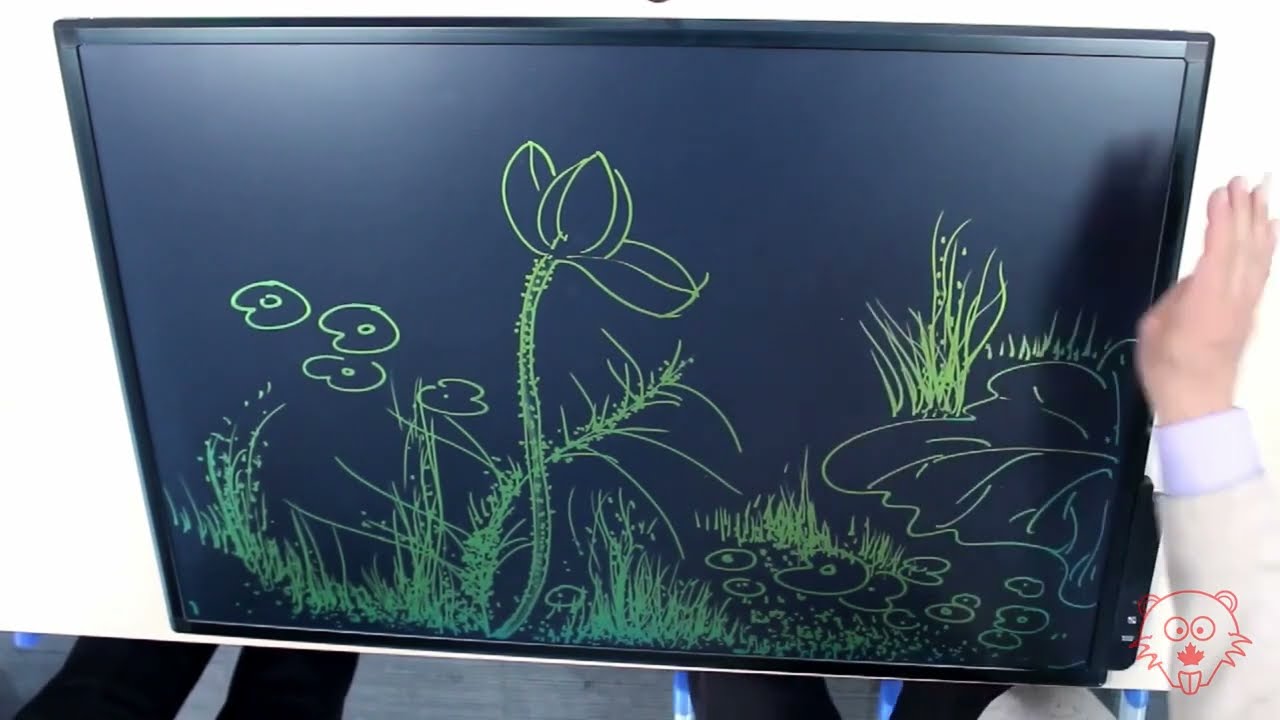 40" / 60"/65" LCD Writing Board  with High contrast Writing :- BeaverPad Canada
