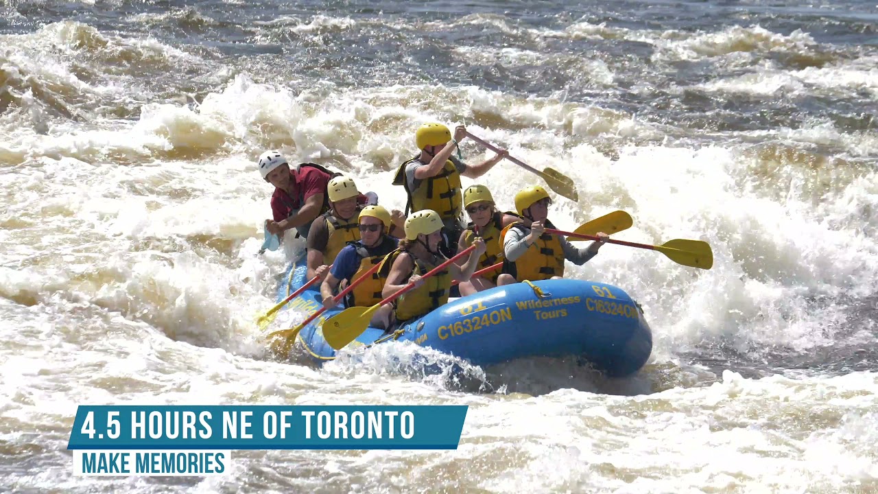 Sport Rafting at Wilderness Tours on the Ottawa River