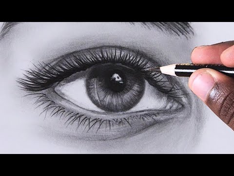 Drawing Realistic Eyes Step By Step Art Drawing Tutorial