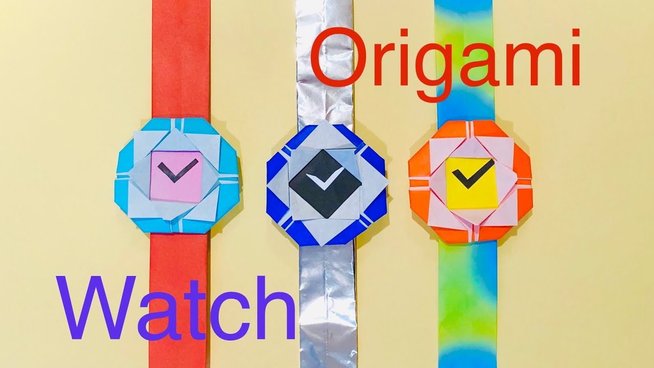 折り紙 父の日 腕時計 Origami Father S Day Watch Youtube 折り紙 父の日 腕時計 Origami Father S Day Watch Youtube