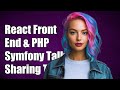 Sharing session between React front-end server and PHP/Symfony back-end server