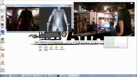 Instructable - 3D Human Scan with ReconstructMe Console Edition & Kinect