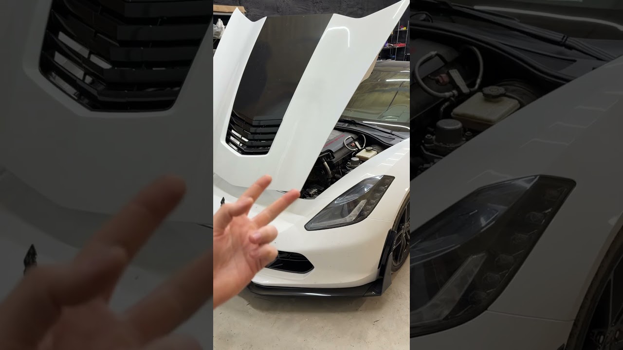 Long tube headers on the c7 corvette