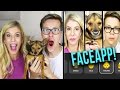 FACEAPP CHALLENGE WITH REBECCA ZAMOLO & DOG! (DAY 120) comp