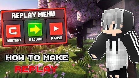 How to Record and Create Cinematic Replays in Minecraft PE 1.21🔥