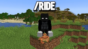 How to Ride any Mob in Minecraft Using /ride Command (Quick Tutorial)
