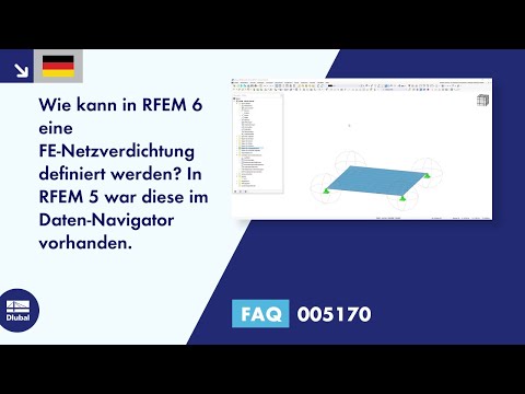 FAQ 005170 | Wie kann in RFEM 6 eine FE-Netzverdichtung definiert werden? In RFEM 5 war diese im ...