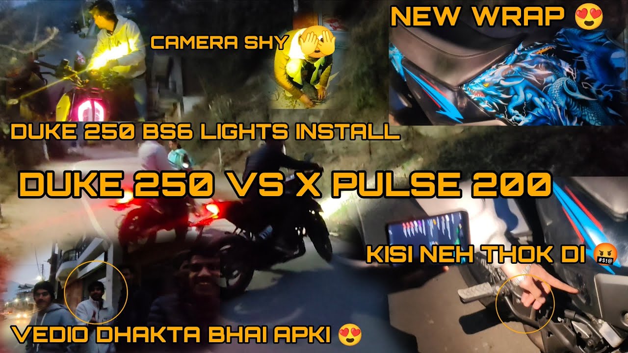 DUKE 250 VS X PULSE 200 🚀⚡FINAL MEAT WITH BROTHERS 🥺💪X PULSE KISI NEH THOK DI 🤬