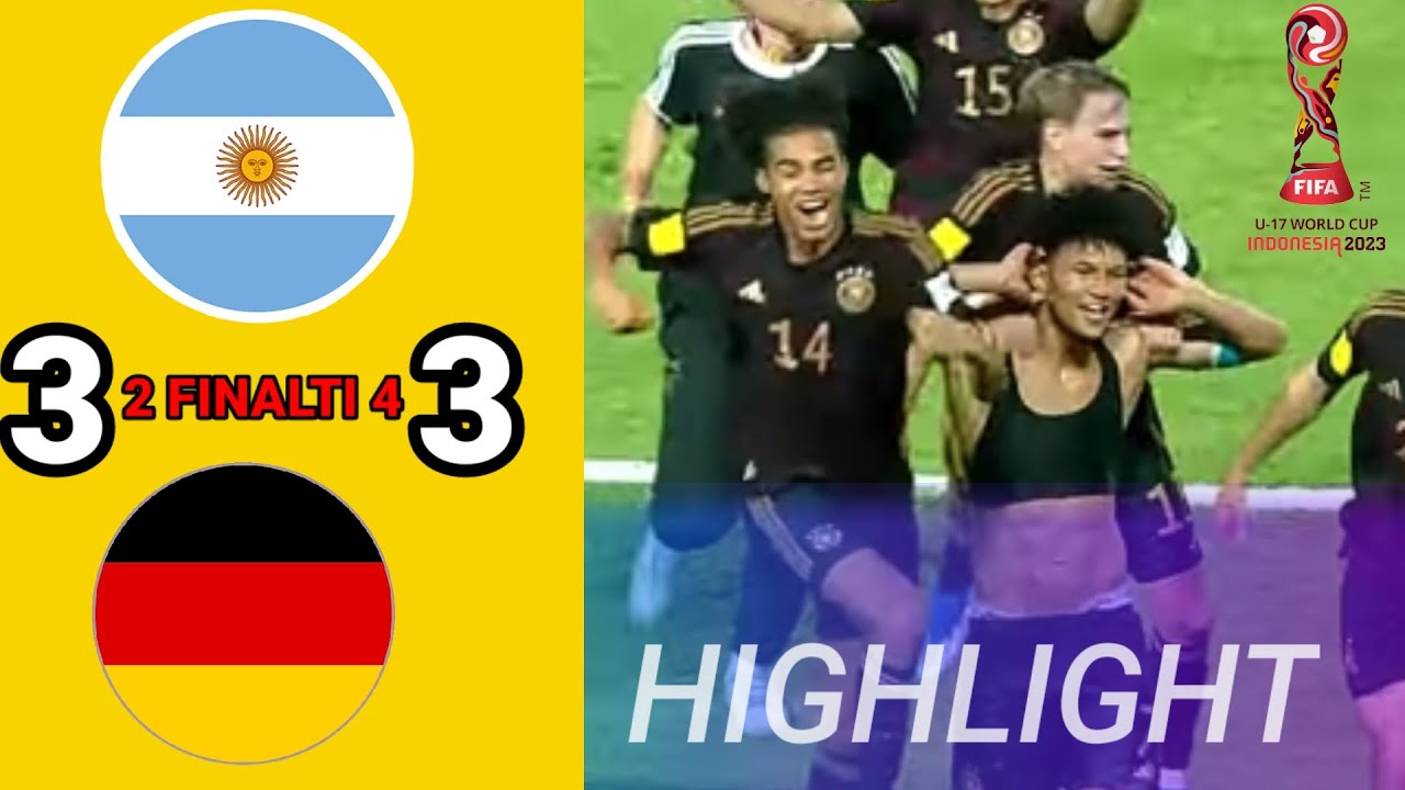 🔴Argentina U17 vs Germany U17 LIVE SEMI FINAL Piala Dunia U17 2023