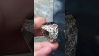 خاتم نوادر العقيق اليماني #اساور #اكسبلور #اساورخرز #gemstone #gemsnjewellery #ring #عيار21 #ruby #c