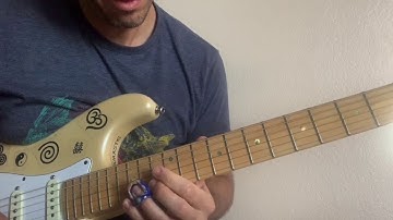 Exercises with The Java Slide fingertip guitar slide