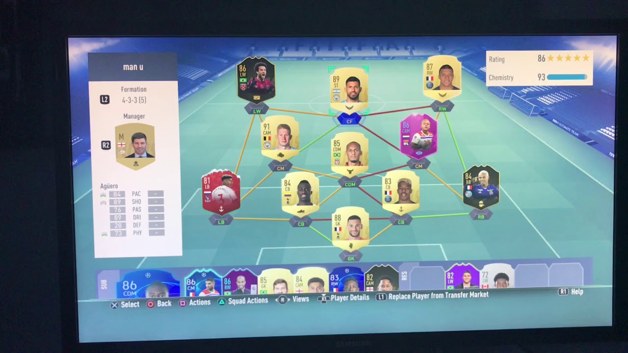 Insane 1 million hybrid fifa 19 team