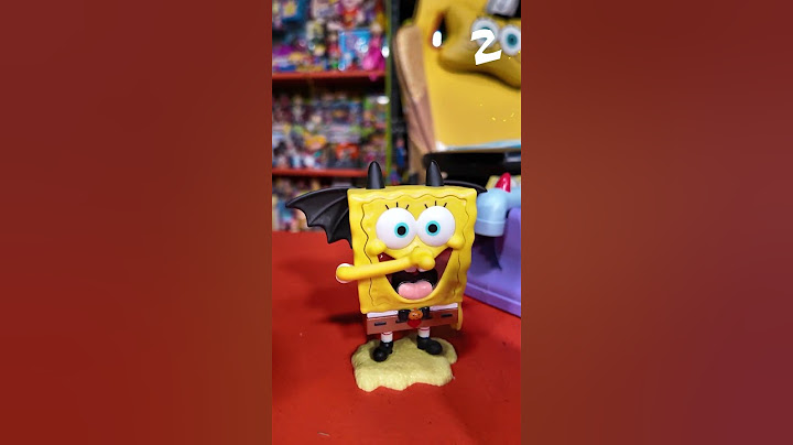 Juguetes de Bob Esponja de Japón que te darán pesadillas