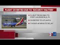 Flight out of Nashville diverted due to 'security matter'