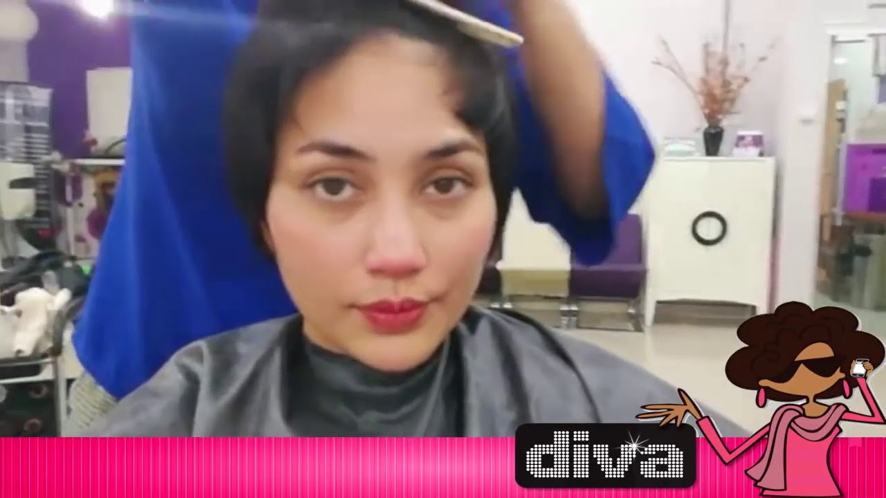 Comel Fasha Sandha Potong Rambut Youtube