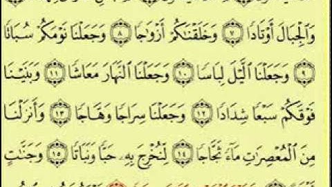 قران سورة النبأ