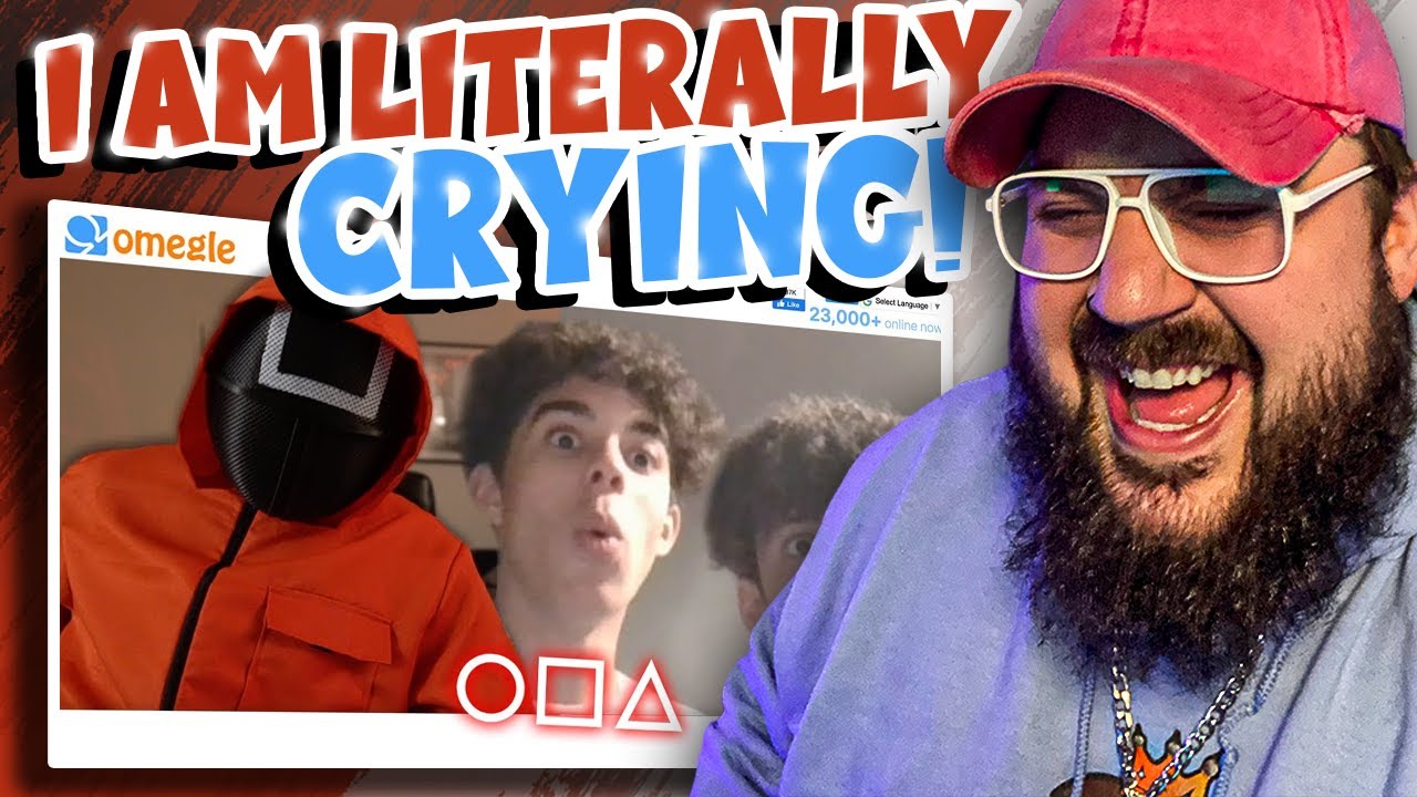 Игра «Squid Games» была смешной?! Реакция Azerrz | Троллинг на Omegle