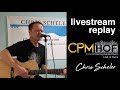 Livestream replay  central pa music hall of fame  chris scheler acoustic