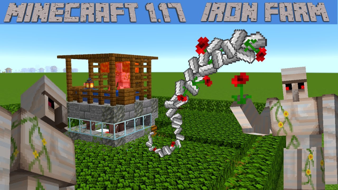 Minecraft Iron Farm Tutorial for Minecraft 16.167  Small Easy Iron Farm for  Minecraft Survival