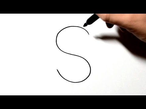 How to Draw a Snake After Writing Letter S - LetterToons