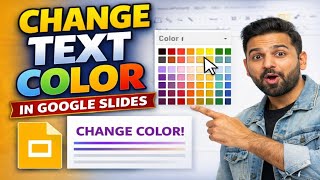 How to Change Text Color in Google Slides | How to Make Text Colorful in Google Slides | @FamiHow 