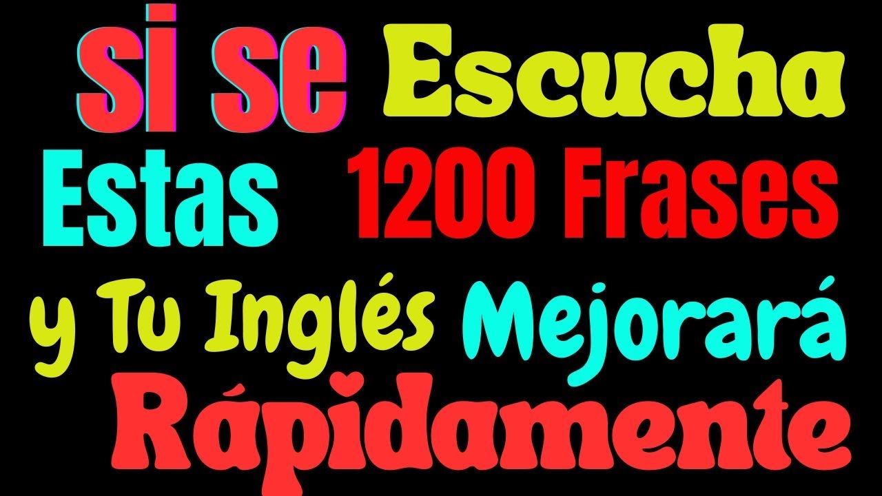 ✨ Habla Inglés Como un Pro con Estas 1200 Frases Clave 🇺🇸🗣️