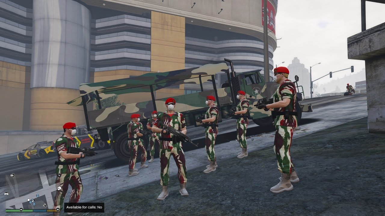 TNI Kopassus Tangkap Para Gangster Lagi Transaksi Narkoba! GTA 5 Mod Polisi Indonesia