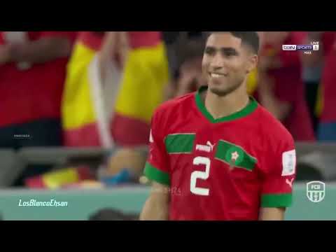 Achraf Hakimi élimine L Espagne Et Rend Hommage à Ramos 