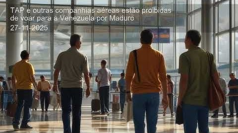 TAP e outras companhias aéreas estão proibidas de voar para a Venezuela por Maduro