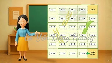 Trò chơi "Cầu thang-cầu trượt", Bài 14: Luyện tập chung, Toán 2, t1,sách Kết nối.